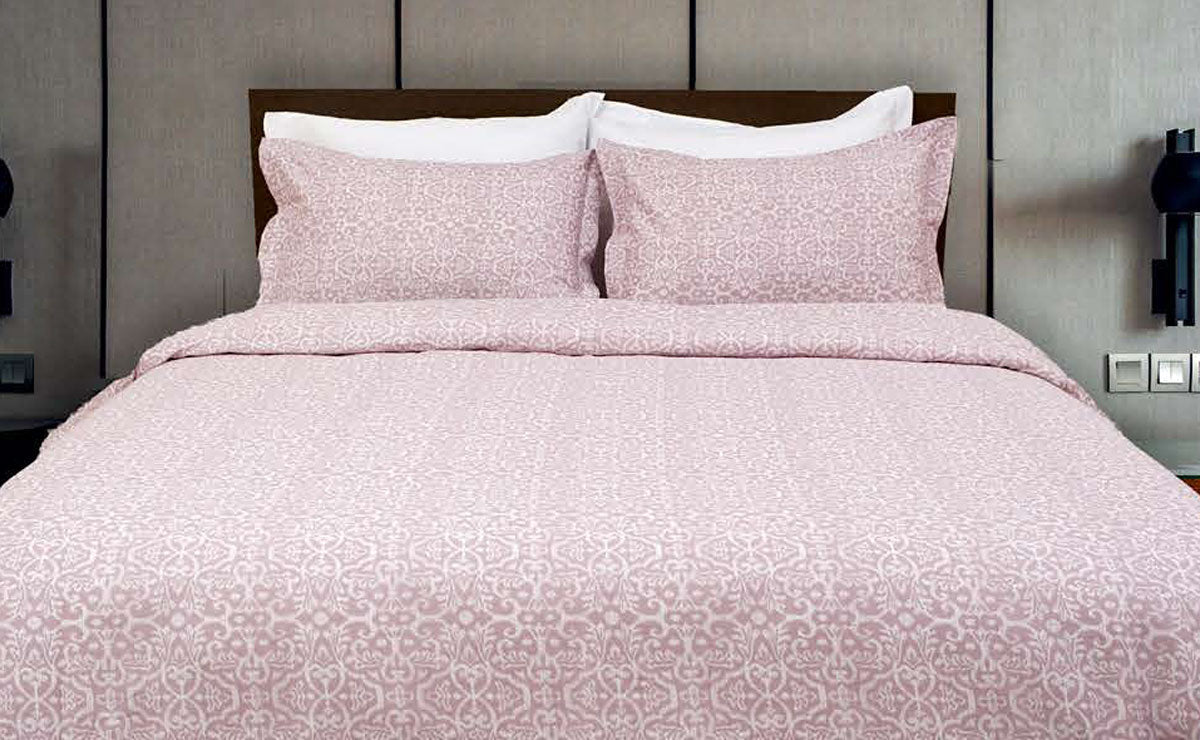 Mark Home 100% Premium Cotton 200 TC Rosette Bedding Set 6 pcs