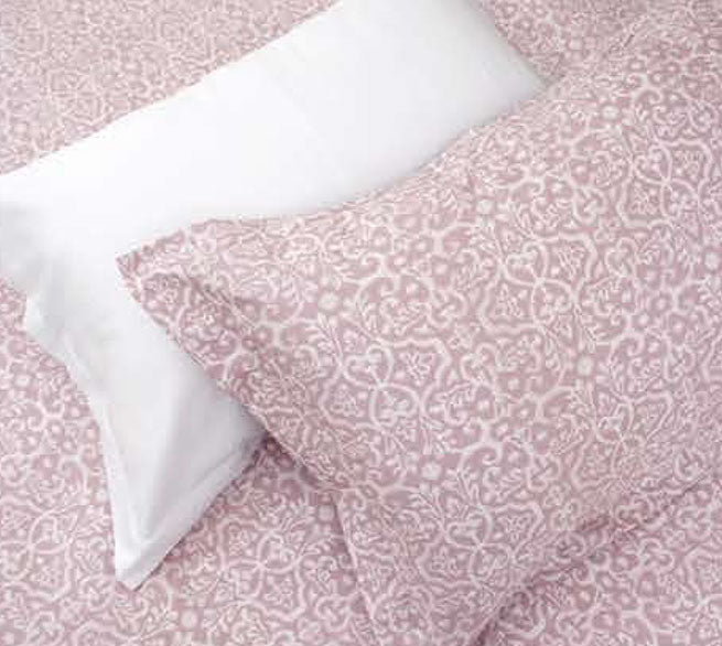 Mark Home 100% Premium Cotton 200 TC Rosette Bedding Set 6 pcs