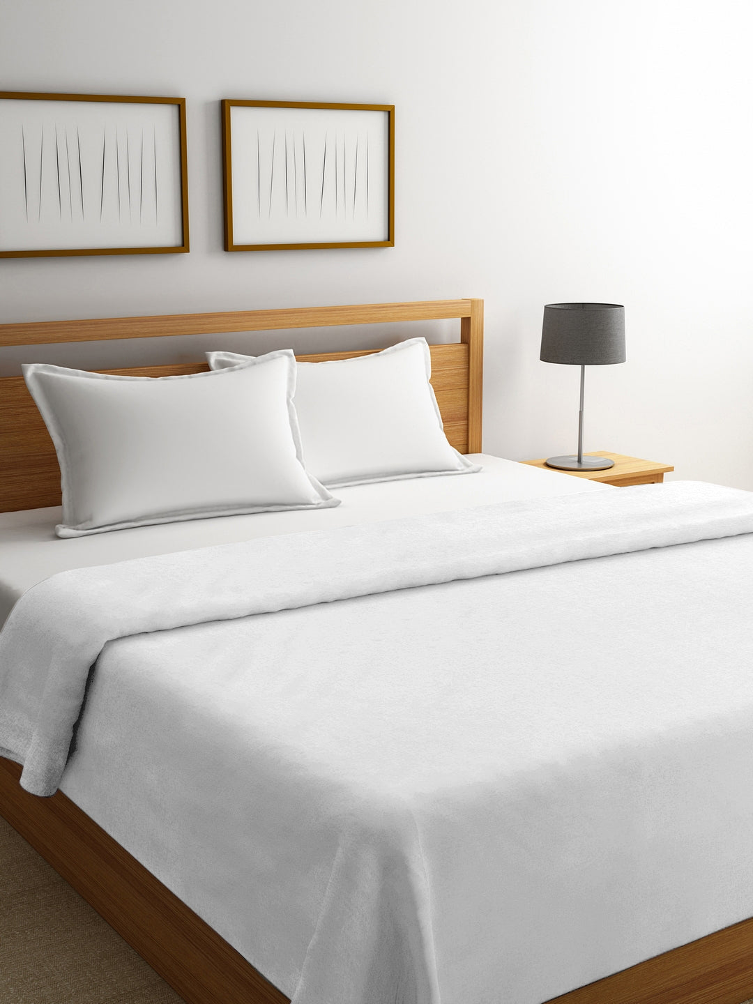 Mark Home 100% Organic Cotton Percale 200 TC Duvet Cover Double