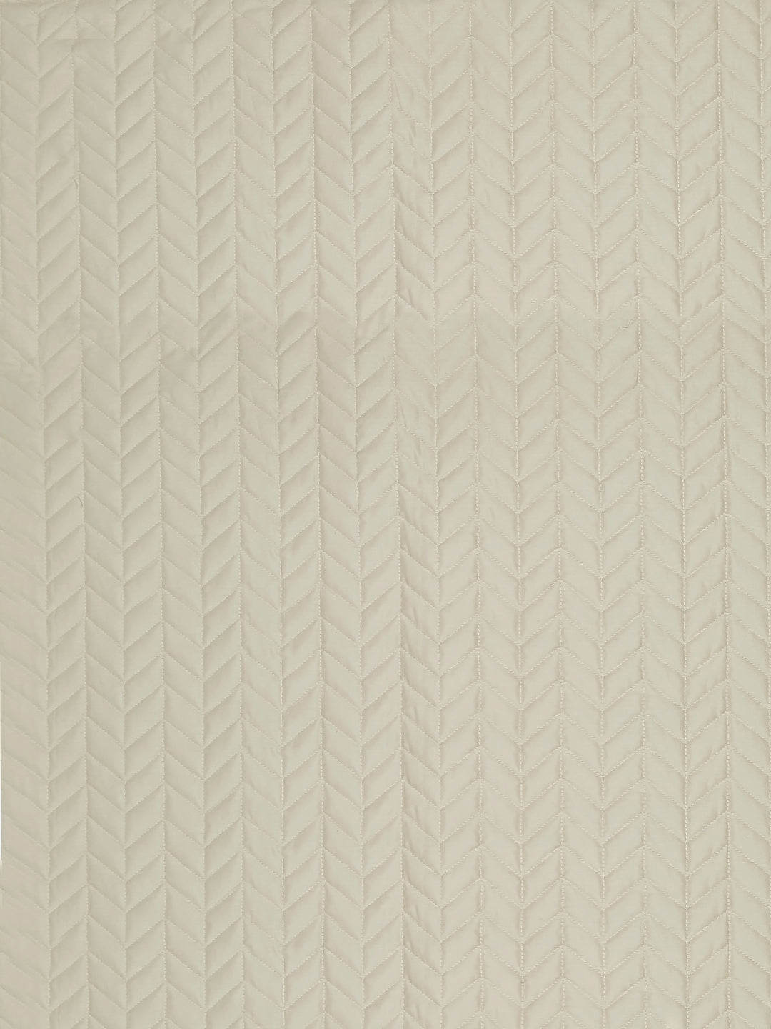 MARK HOME Quilted Bed Cover Ivory made from 100% Organic Cotton Sateen Fabric 400 TC with 150 GSM Wading between the fabric