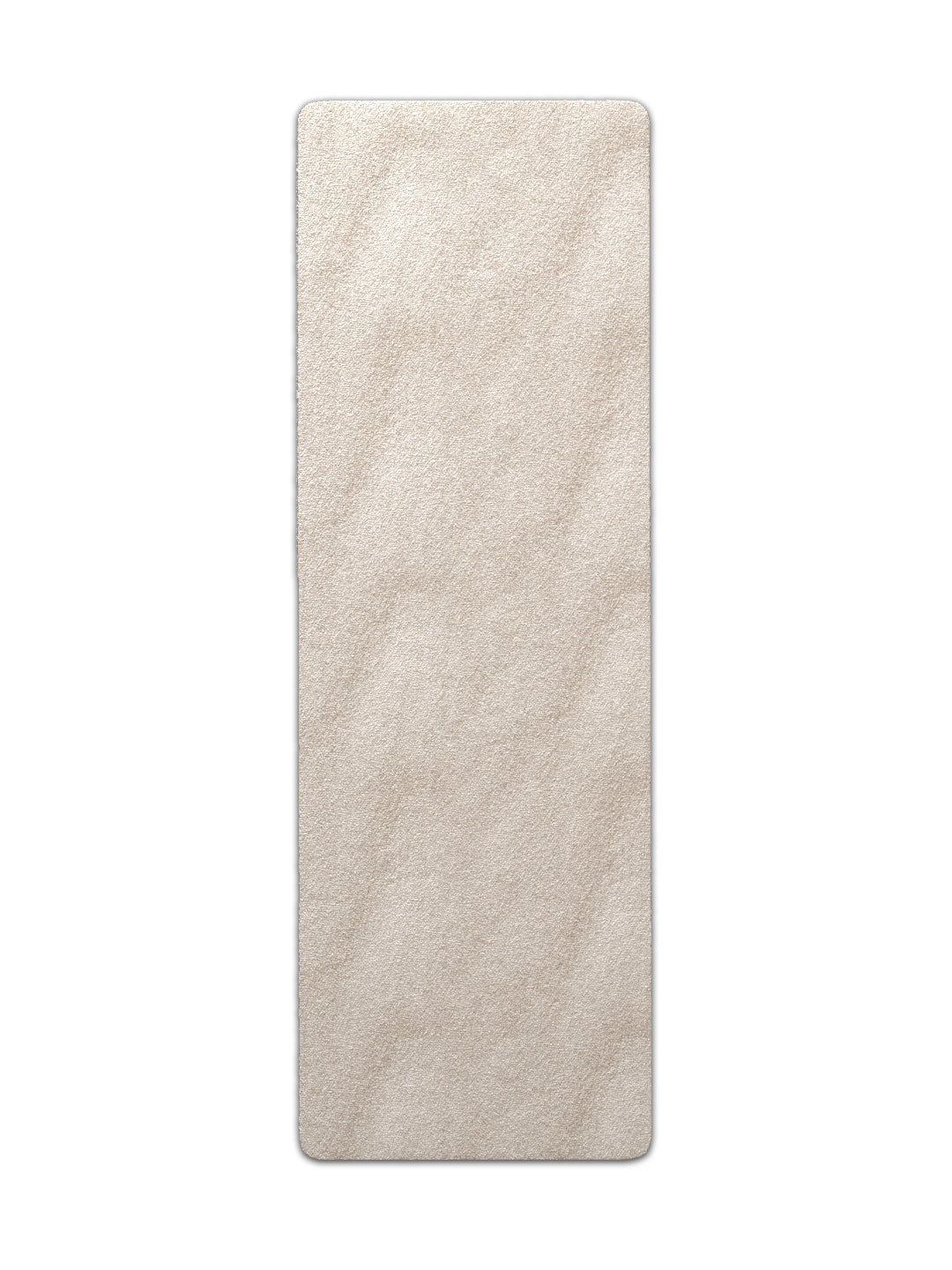 Mark Home 100% Micro Anti Skid Durable Softness Plush Lustrous Rugs 50cm x 150cm Ivory