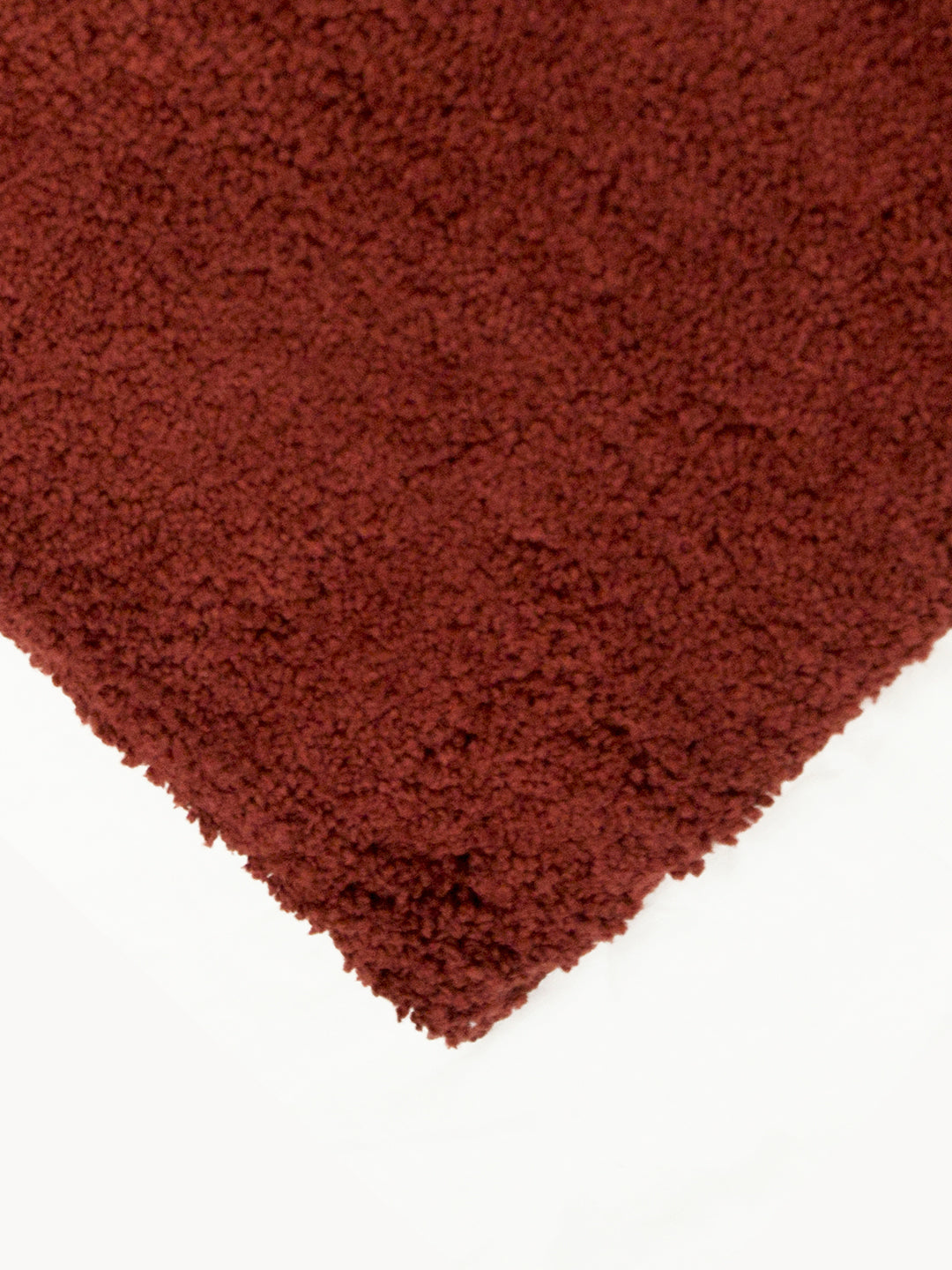 Mark Home 100% Micro Anti Skid Durable Softness Plush Lustrous Rugs 50cm x 70cm Maroon