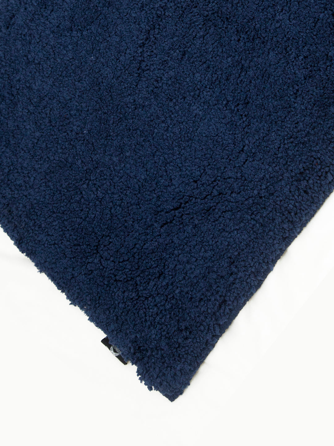 Mark Home 100% Micro Anti Skid Durable Softness Plush Lustrous Rugs 40cm x 60cm Navy