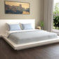 Mark Home 100% Organic Cotton Fabric 200 TC Twine Bedding Set 6 Pcs White / Blue Checks