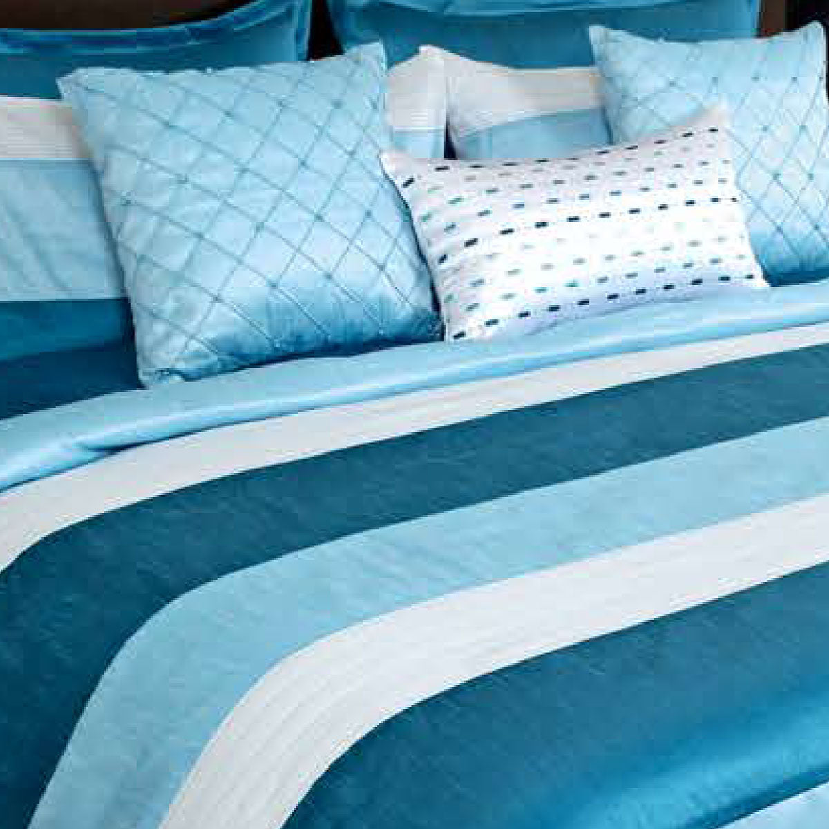 Mark Home Cotton Bluebells Bedding Set 9 pcs