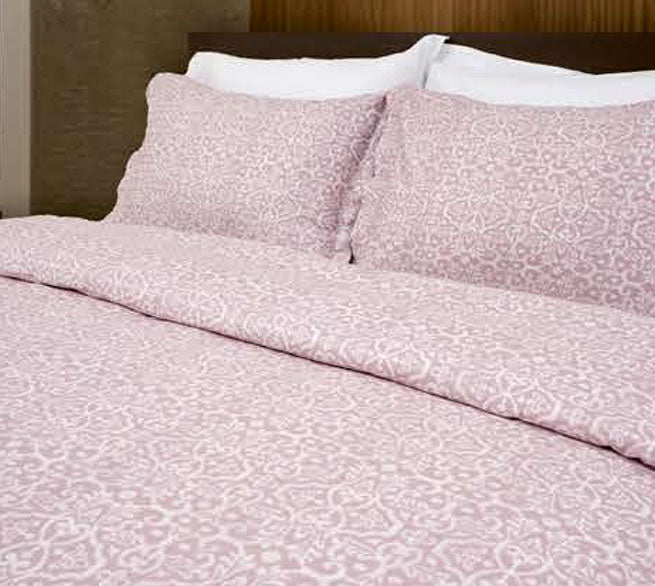 Mark Home 100% Premium Cotton 200 TC Rosette Bedding Set 6 pcs