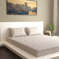 Silver-Coloured Solid 200 TC King Bedsheet With 2 Pillow Covers