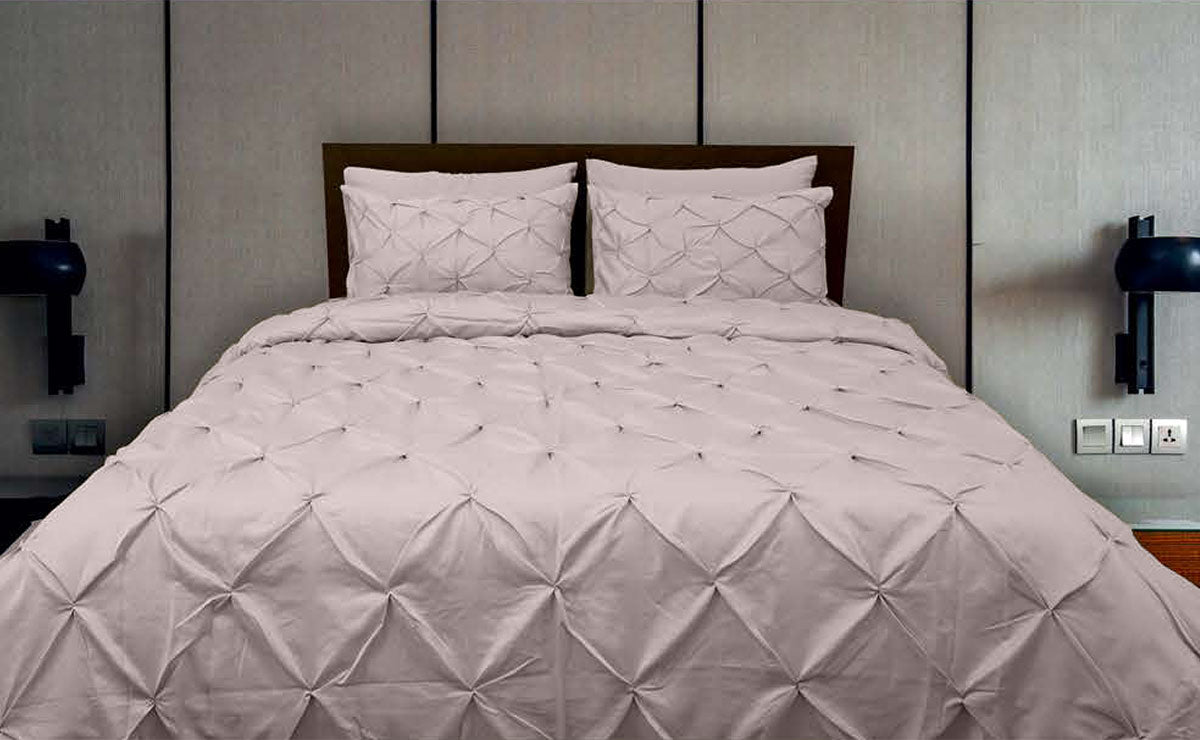 Mark Home 100% Cotton 400 TC Crisse Bedding Set 6 pcs